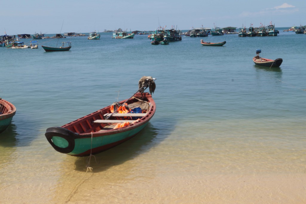 Fischer Boot auf Phu Quoc