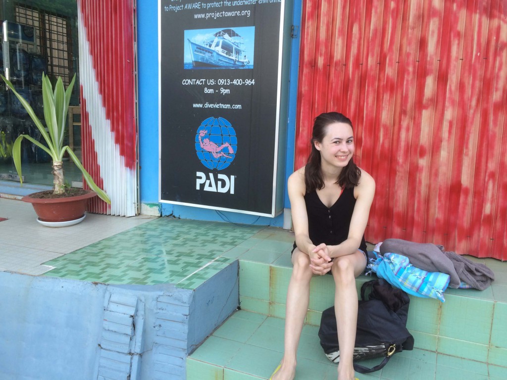 An der PADI - Tauchschule in Phu Quoc 